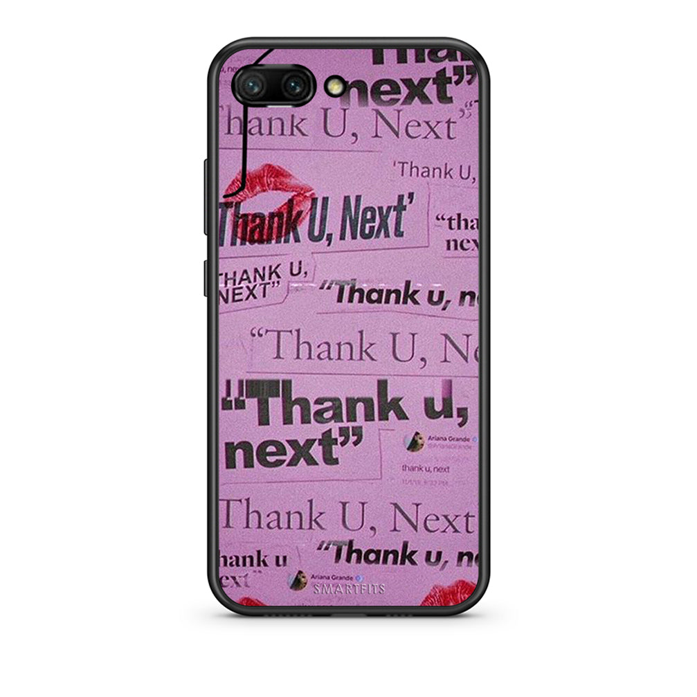 Honor 10 Thank You Next Θήκη Αγίου Βαλεντίνου από τη Smartfits με σχέδιο στο πίσω μέρος και μαύρο περίβλημα | Smartphone case with colorful back and black bezels by Smartfits