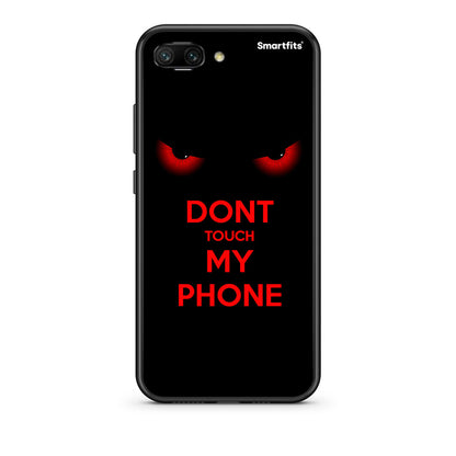 Honor 10 Touch My Phone Θήκη από τη Smartfits με σχέδιο στο πίσω μέρος και μαύρο περίβλημα | Smartphone case with colorful back and black bezels by Smartfits