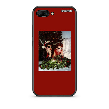 Huawei Honor 10 Waiting For Xmas θήκη από τη Smartfits με σχέδιο στο πίσω μέρος και μαύρο περίβλημα | Smartphone case with colorful back and black bezels by Smartfits