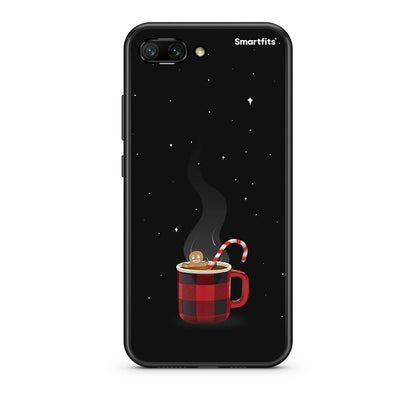 Huawei Honor 10 Xmas Bathing θήκη από τη Smartfits με σχέδιο στο πίσω μέρος και μαύρο περίβλημα | Smartphone case with colorful back and black bezels by Smartfits
