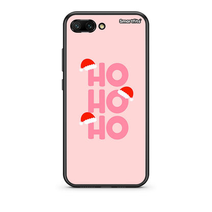 Huawei Honor 10 Xmas Ho Ho Ho θήκη από τη Smartfits με σχέδιο στο πίσω μέρος και μαύρο περίβλημα | Smartphone case with colorful back and black bezels by Smartfits