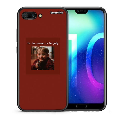 Θήκη Honor 10 Xmas Ultimate Spirit από τη Smartfits με σχέδιο στο πίσω μέρος και μαύρο περίβλημα | Honor 10 Xmas Ultimate Spirit case with colorful back and black bezels