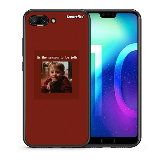 Θήκη Honor 10 Xmas Ultimate Spirit από τη Smartfits με σχέδιο στο πίσω μέρος και μαύρο περίβλημα | Honor 10 Xmas Ultimate Spirit case with colorful back and black bezels