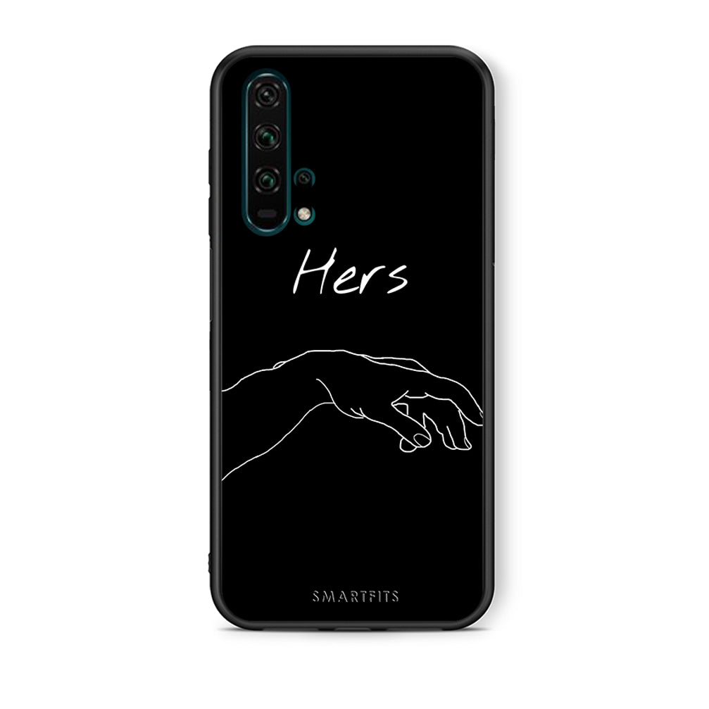 Θήκη Αγίου Βαλεντίνου Honor 20 Pro Aeshetic Love 1 από τη Smartfits με σχέδιο στο πίσω μέρος και μαύρο περίβλημα | Honor 20 Pro Aeshetic Love 1 case with colorful back and black bezels