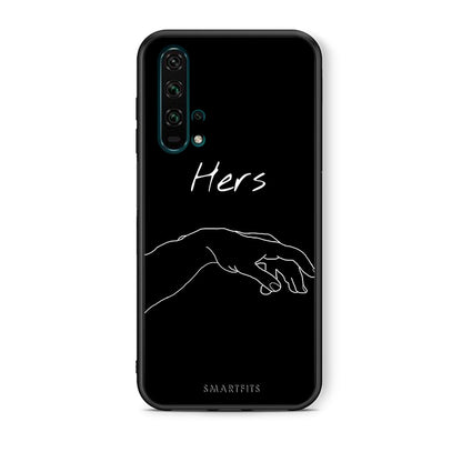 Θήκη Αγίου Βαλεντίνου Honor 20 Pro Aeshetic Love 1 από τη Smartfits με σχέδιο στο πίσω μέρος και μαύρο περίβλημα | Honor 20 Pro Aeshetic Love 1 case with colorful back and black bezels