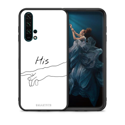 Θήκη Αγίου Βαλεντίνου Honor 20 Pro Aeshetic Love 2 από τη Smartfits με σχέδιο στο πίσω μέρος και μαύρο περίβλημα | Honor 20 Pro Aeshetic Love 2 case with colorful back and black bezels