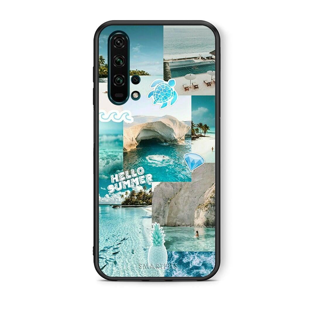 Θήκη Honor 20 Pro Aesthetic Summer από τη Smartfits με σχέδιο στο πίσω μέρος και μαύρο περίβλημα | Honor 20 Pro Aesthetic Summer case with colorful back and black bezels