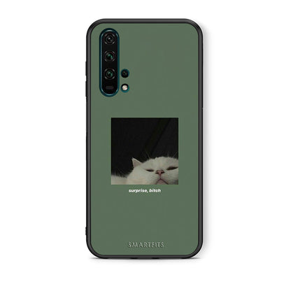 Θήκη Honor 20 Pro Bitch Surprise από τη Smartfits με σχέδιο στο πίσω μέρος και μαύρο περίβλημα | Honor 20 Pro Bitch Surprise case with colorful back and black bezels