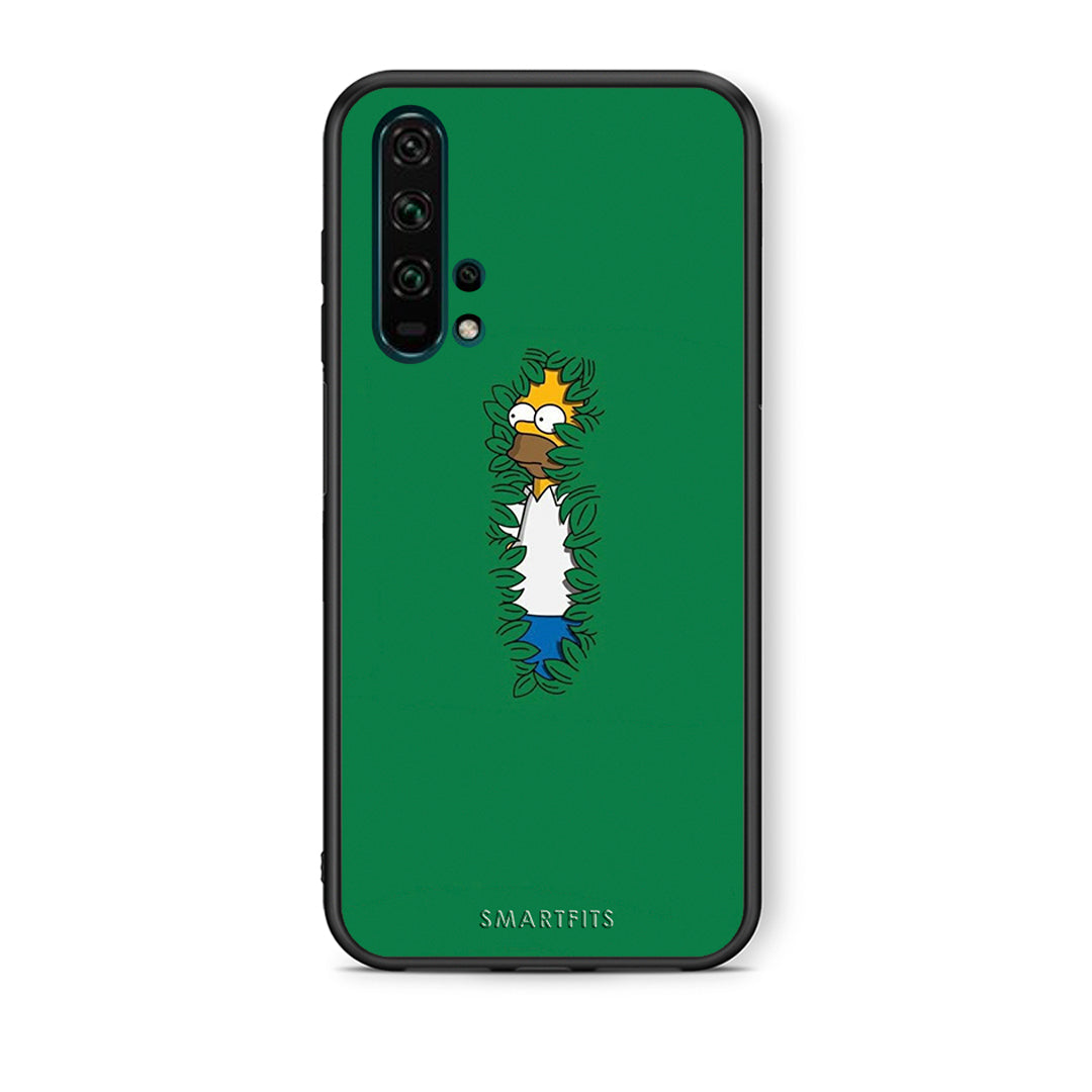 Θήκη Αγίου Βαλεντίνου Honor 20 Pro Bush Man από τη Smartfits με σχέδιο στο πίσω μέρος και μαύρο περίβλημα | Honor 20 Pro Bush Man case with colorful back and black bezels