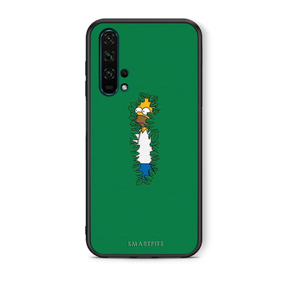 Θήκη Αγίου Βαλεντίνου Honor 20 Pro Bush Man από τη Smartfits με σχέδιο στο πίσω μέρος και μαύρο περίβλημα | Honor 20 Pro Bush Man case with colorful back and black bezels