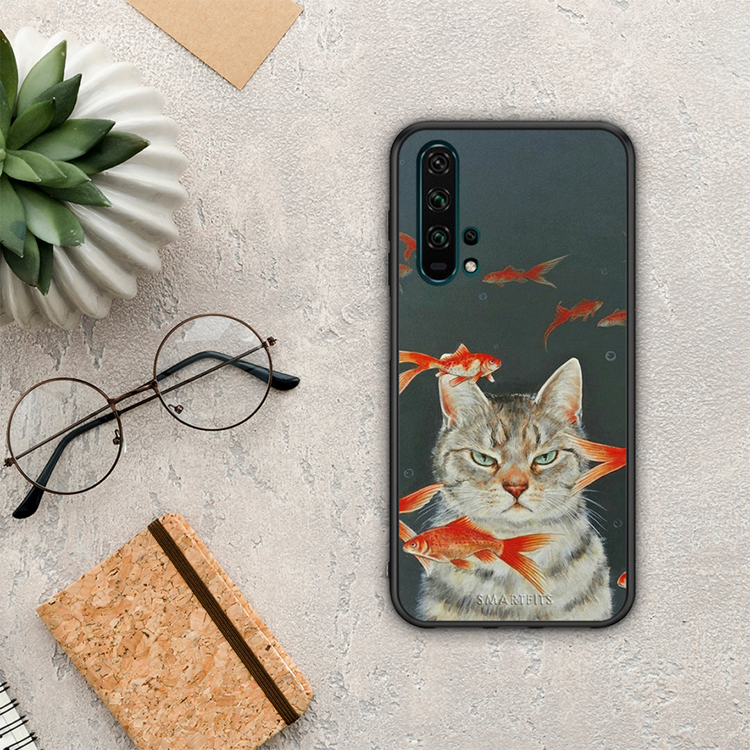 Cat Goldfish - Honor 20 Pro θήκη