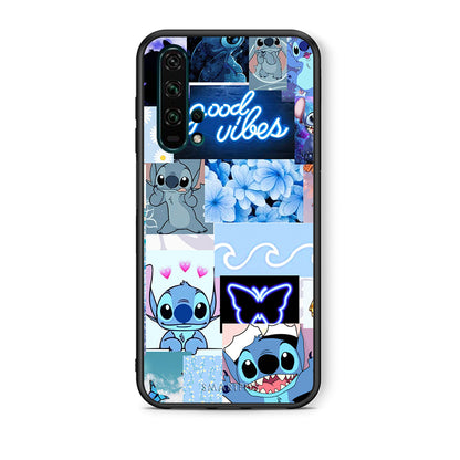 Θήκη Αγίου Βαλεντίνου Honor 20 Pro Collage Good Vibes από τη Smartfits με σχέδιο στο πίσω μέρος και μαύρο περίβλημα | Honor 20 Pro Collage Good Vibes case with colorful back and black bezels