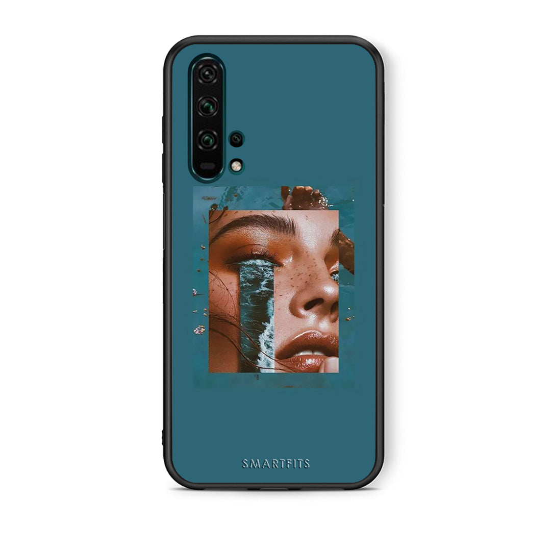 Θήκη Honor 20 Pro Cry An Ocean από τη Smartfits με σχέδιο στο πίσω μέρος και μαύρο περίβλημα | Honor 20 Pro Cry An Ocean case with colorful back and black bezels