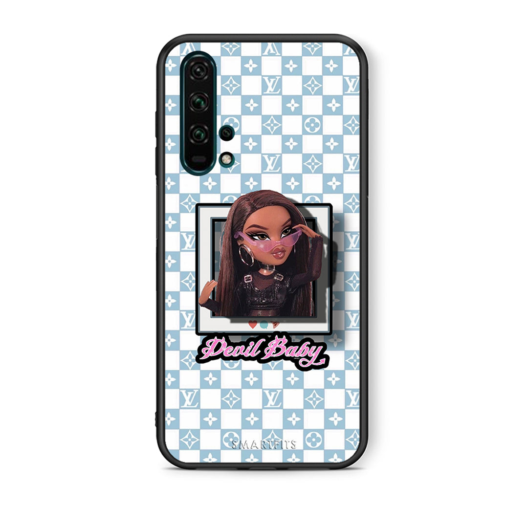 Θήκη Αγίου Βαλεντίνου Honor 20 Pro Devil Baby από τη Smartfits με σχέδιο στο πίσω μέρος και μαύρο περίβλημα | Honor 20 Pro Devil Baby case with colorful back and black bezels