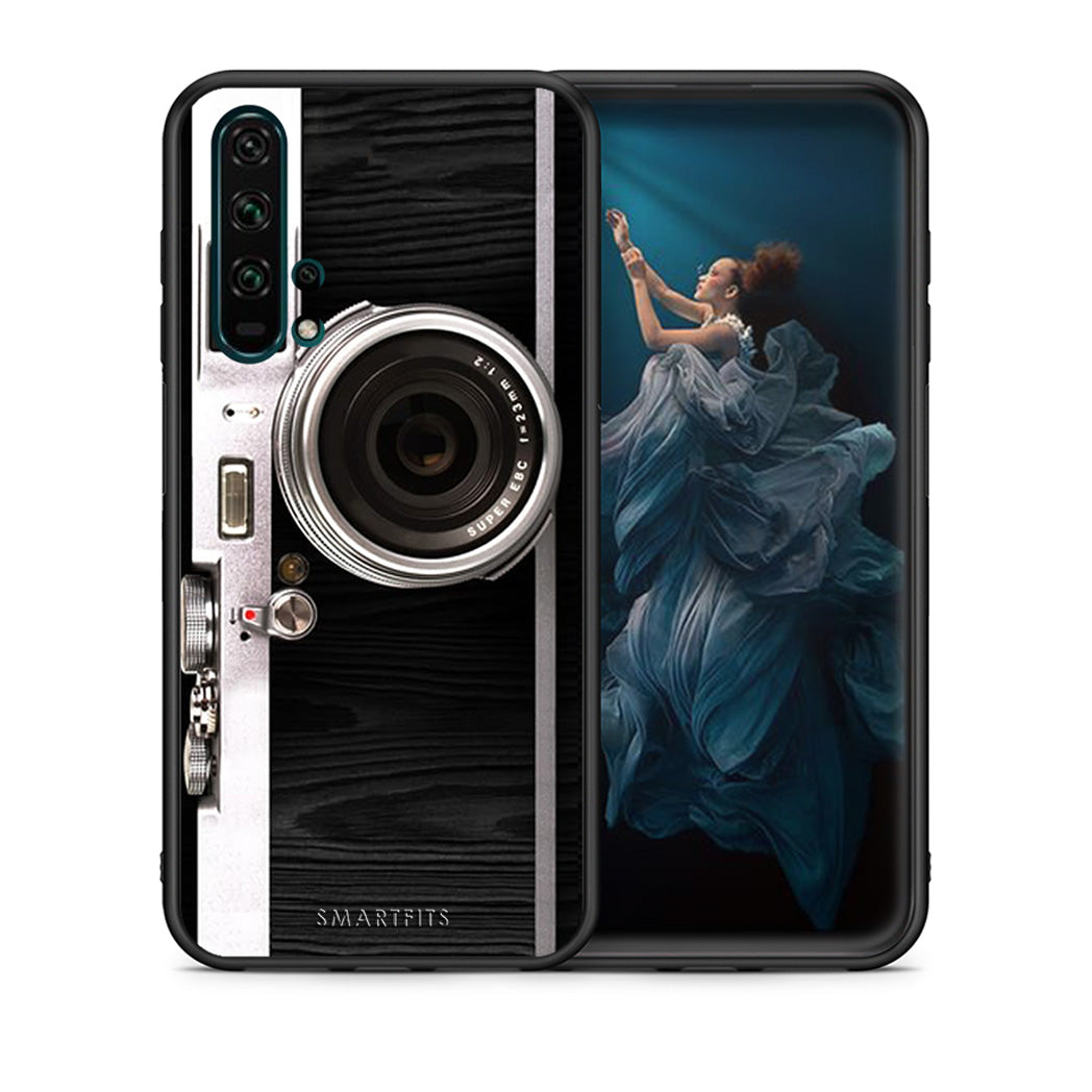 Θήκη Honor 20 Pro Emily In Paris από τη Smartfits με σχέδιο στο πίσω μέρος και μαύρο περίβλημα | Honor 20 Pro Emily In Paris case with colorful back and black bezels