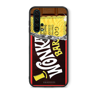 Θήκη Honor 20 Pro Golden Ticket από τη Smartfits με σχέδιο στο πίσω μέρος και μαύρο περίβλημα | Honor 20 Pro Golden Ticket case with colorful back and black bezels