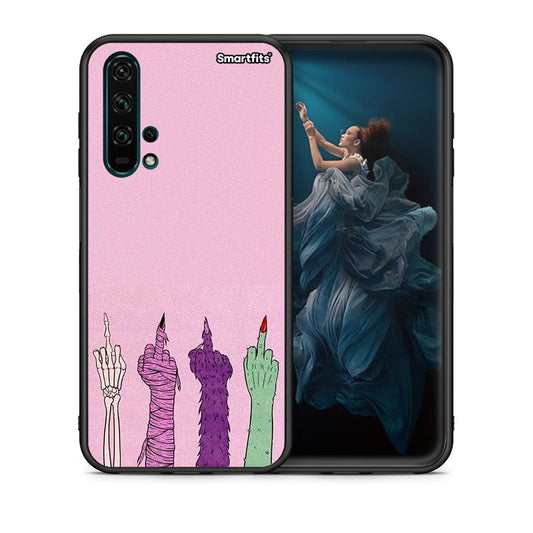 Θήκη Honor 20 Pro Halloween Be A Lady από τη Smartfits με σχέδιο στο πίσω μέρος και μαύρο περίβλημα | Honor 20 Pro Halloween Be A Lady case with colorful back and black bezels