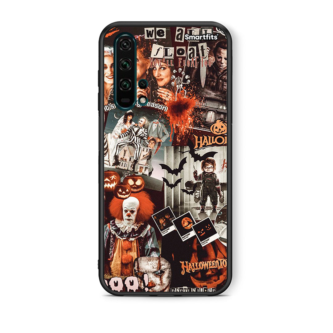 Θήκη Honor 20 Pro Halloween Spooky Season από τη Smartfits με σχέδιο στο πίσω μέρος και μαύρο περίβλημα | Honor 20 Pro Halloween Spooky Season case with colorful back and black bezels