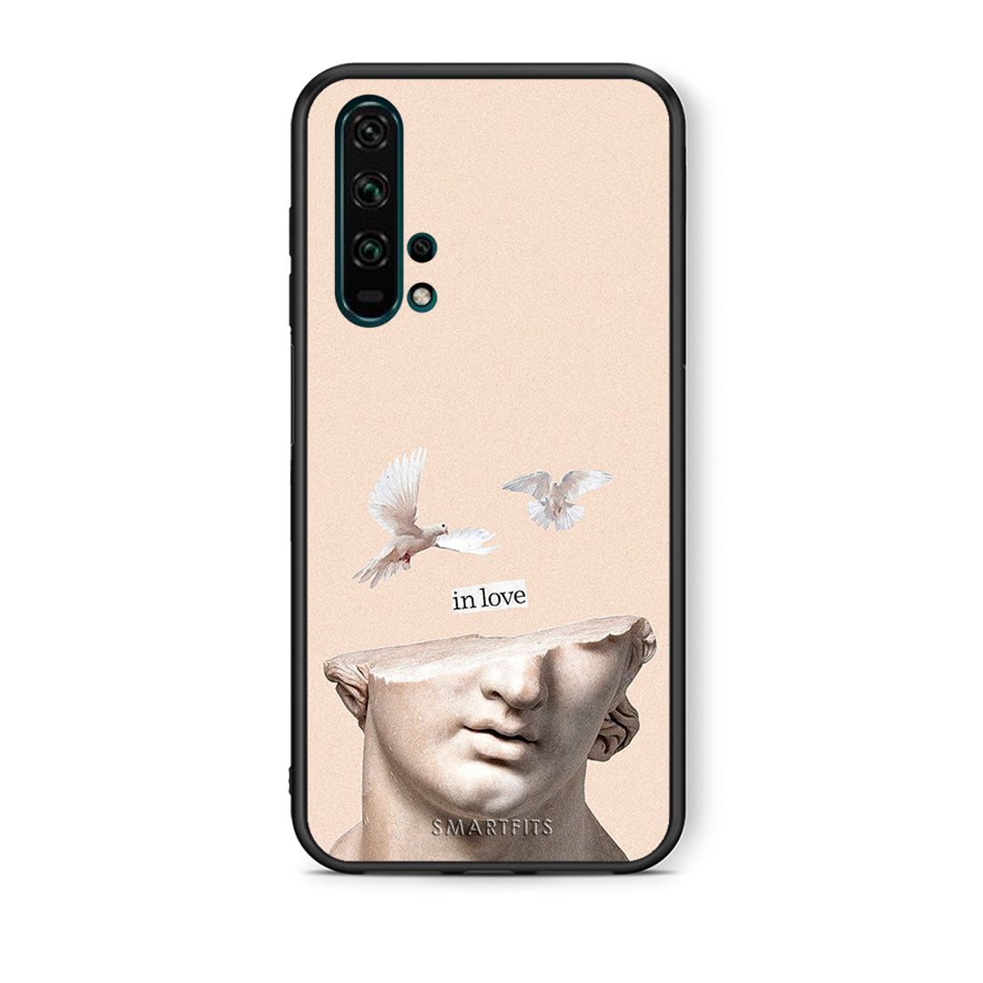 Θήκη Honor 20 Pro In Love από τη Smartfits με σχέδιο στο πίσω μέρος και μαύρο περίβλημα | Honor 20 Pro In Love case with colorful back and black bezels
