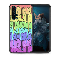 Thumbnail for Θήκη Honor 20 Pro Melting Rainbow από τη Smartfits με σχέδιο στο πίσω μέρος και μαύρο περίβλημα | Honor 20 Pro Melting Rainbow case with colorful back and black bezels