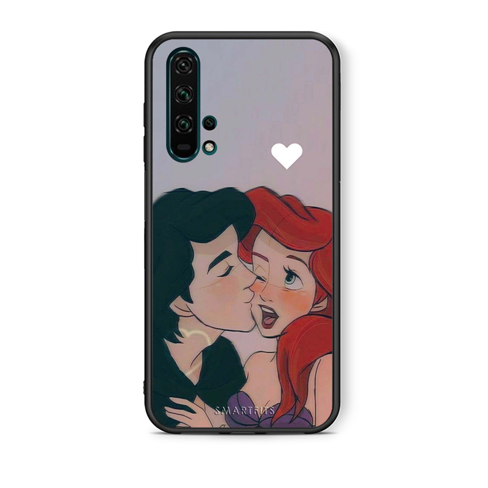 Θήκη Αγίου Βαλεντίνου Honor 20 Pro Mermaid Love από τη Smartfits με σχέδιο στο πίσω μέρος και μαύρο περίβλημα | Honor 20 Pro Mermaid Love case with colorful back and black bezels