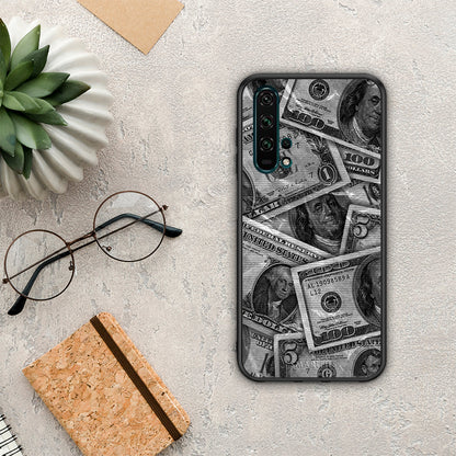 Money Dollars - Honor 20 Pro θήκη