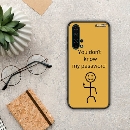 My Password - Honor 20 Pro θήκη