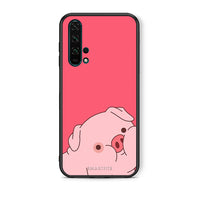 Thumbnail for Θήκη Αγίου Βαλεντίνου Honor 20 Pro Pig Love 1 από τη Smartfits με σχέδιο στο πίσω μέρος και μαύρο περίβλημα | Honor 20 Pro Pig Love 1 case with colorful back and black bezels