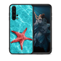 Thumbnail for Θήκη Honor 20 Pro Red Starfish από τη Smartfits με σχέδιο στο πίσω μέρος και μαύρο περίβλημα | Honor 20 Pro Red Starfish case with colorful back and black bezels