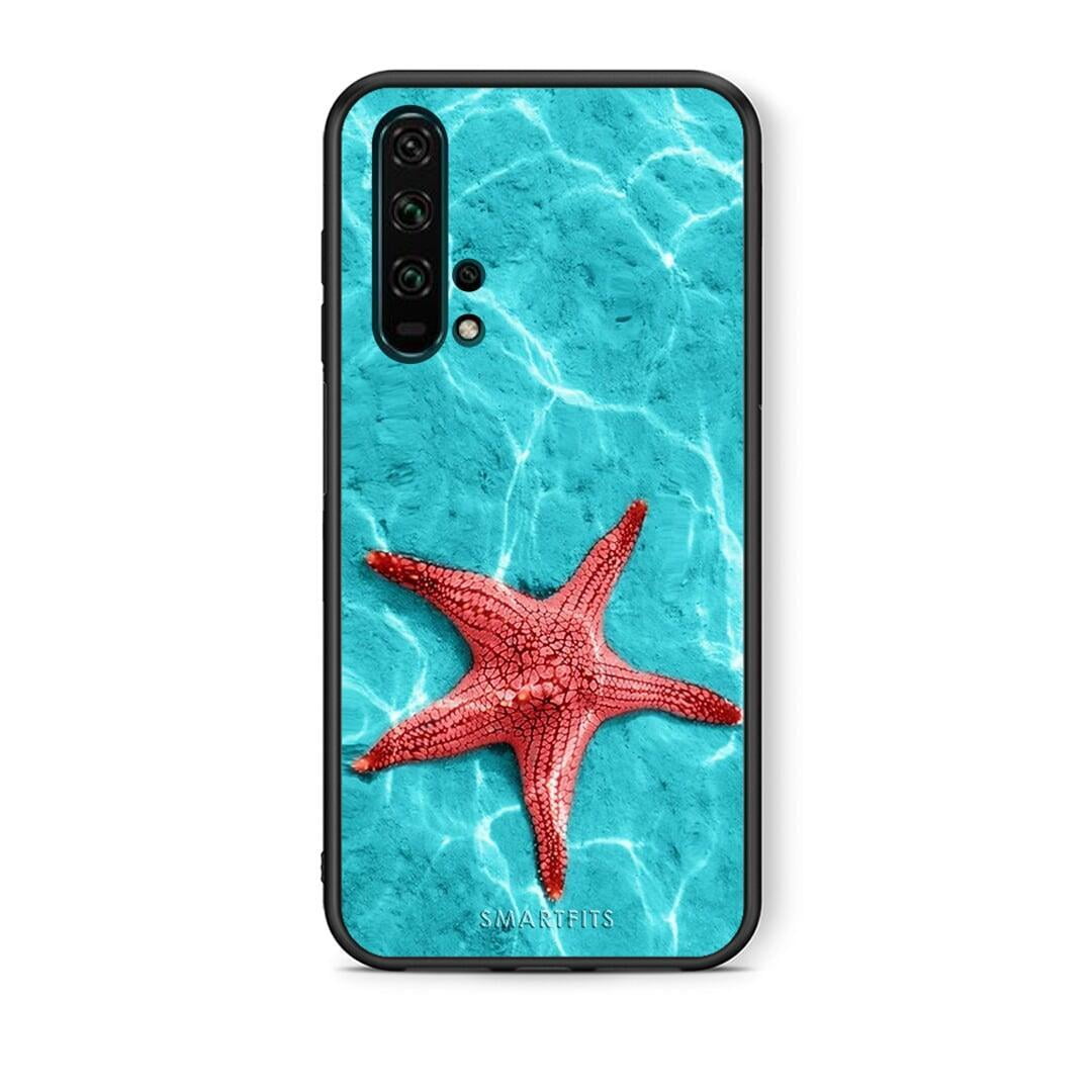 Θήκη Honor 20 Pro Red Starfish από τη Smartfits με σχέδιο στο πίσω μέρος και μαύρο περίβλημα | Honor 20 Pro Red Starfish case with colorful back and black bezels