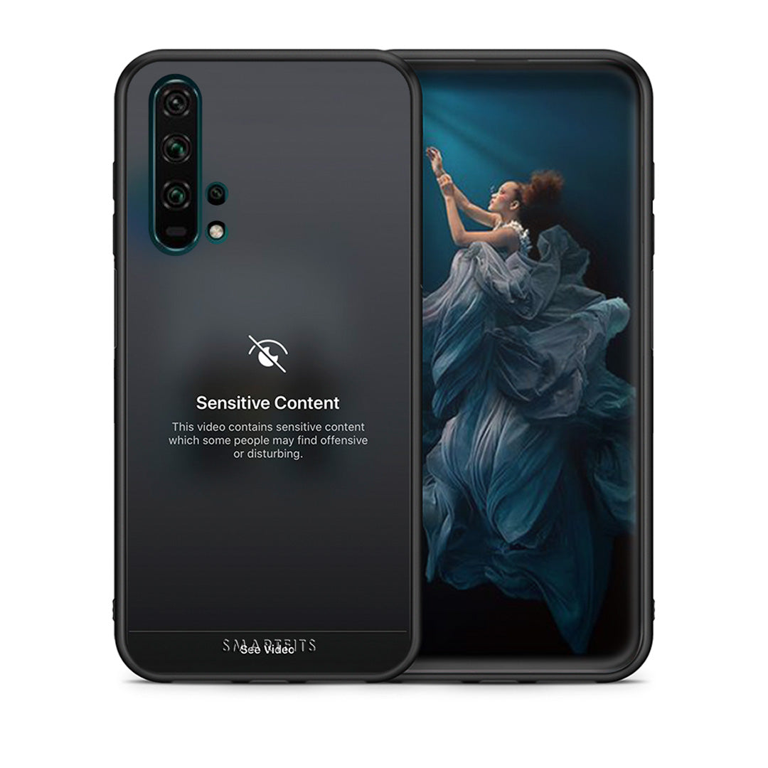 Θήκη Honor 20 Pro Sensitive Content από τη Smartfits με σχέδιο στο πίσω μέρος και μαύρο περίβλημα | Honor 20 Pro Sensitive Content case with colorful back and black bezels