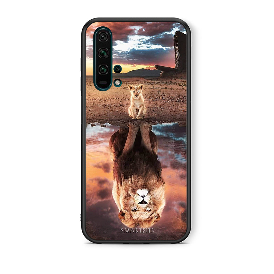 Θήκη Αγίου Βαλεντίνου Honor 20 Pro Sunset Dreams από τη Smartfits με σχέδιο στο πίσω μέρος και μαύρο περίβλημα | Honor 20 Pro Sunset Dreams case with colorful back and black bezels