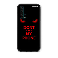 Thumbnail for Θήκη Honor 20 Pro Touch My Phone από τη Smartfits με σχέδιο στο πίσω μέρος και μαύρο περίβλημα | Honor 20 Pro Touch My Phone case with colorful back and black bezels