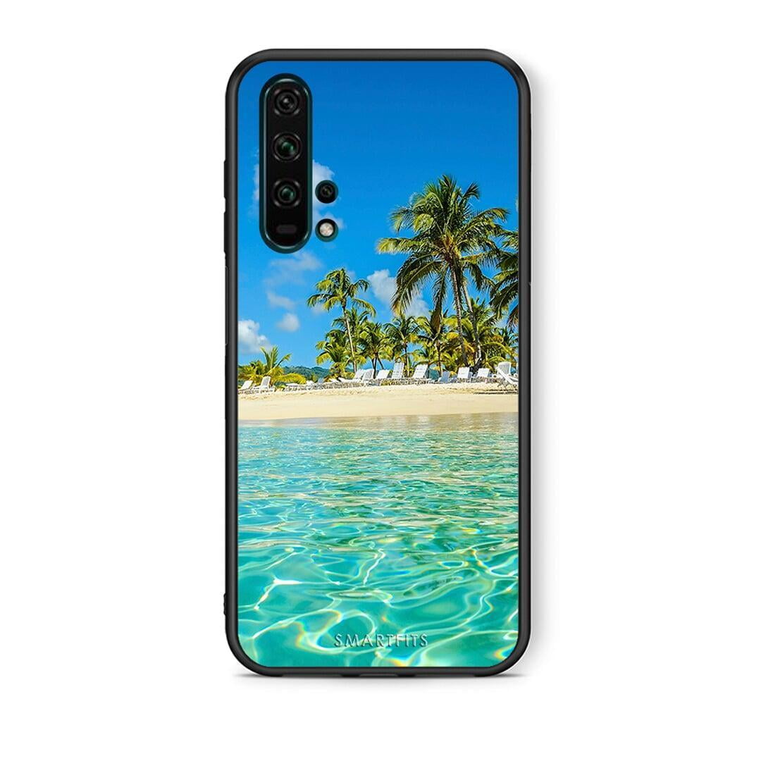 Θήκη Honor 20 Pro Tropical Vibes από τη Smartfits με σχέδιο στο πίσω μέρος και μαύρο περίβλημα | Honor 20 Pro Tropical Vibes case with colorful back and black bezels