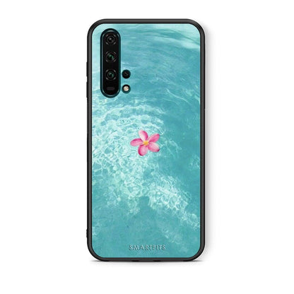Θήκη Honor 20 Pro Water Flower από τη Smartfits με σχέδιο στο πίσω μέρος και μαύρο περίβλημα | Honor 20 Pro Water Flower case with colorful back and black bezels