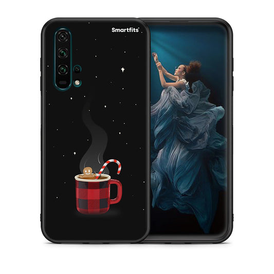 Θήκη Huawei Honor 20 Pro Xmas Bathing από τη Smartfits με σχέδιο στο πίσω μέρος και μαύρο περίβλημα | Huawei Honor 20 Pro Xmas Bathing case with colorful back and black bezels