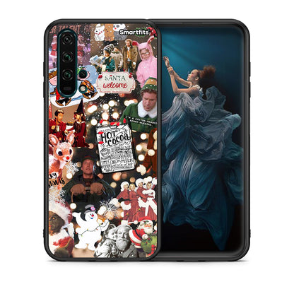 Θήκη Huawei Honor 20 Pro Xmas Movies από τη Smartfits με σχέδιο στο πίσω μέρος και μαύρο περίβλημα | Huawei Honor 20 Pro Xmas Movies case with colorful back and black bezels