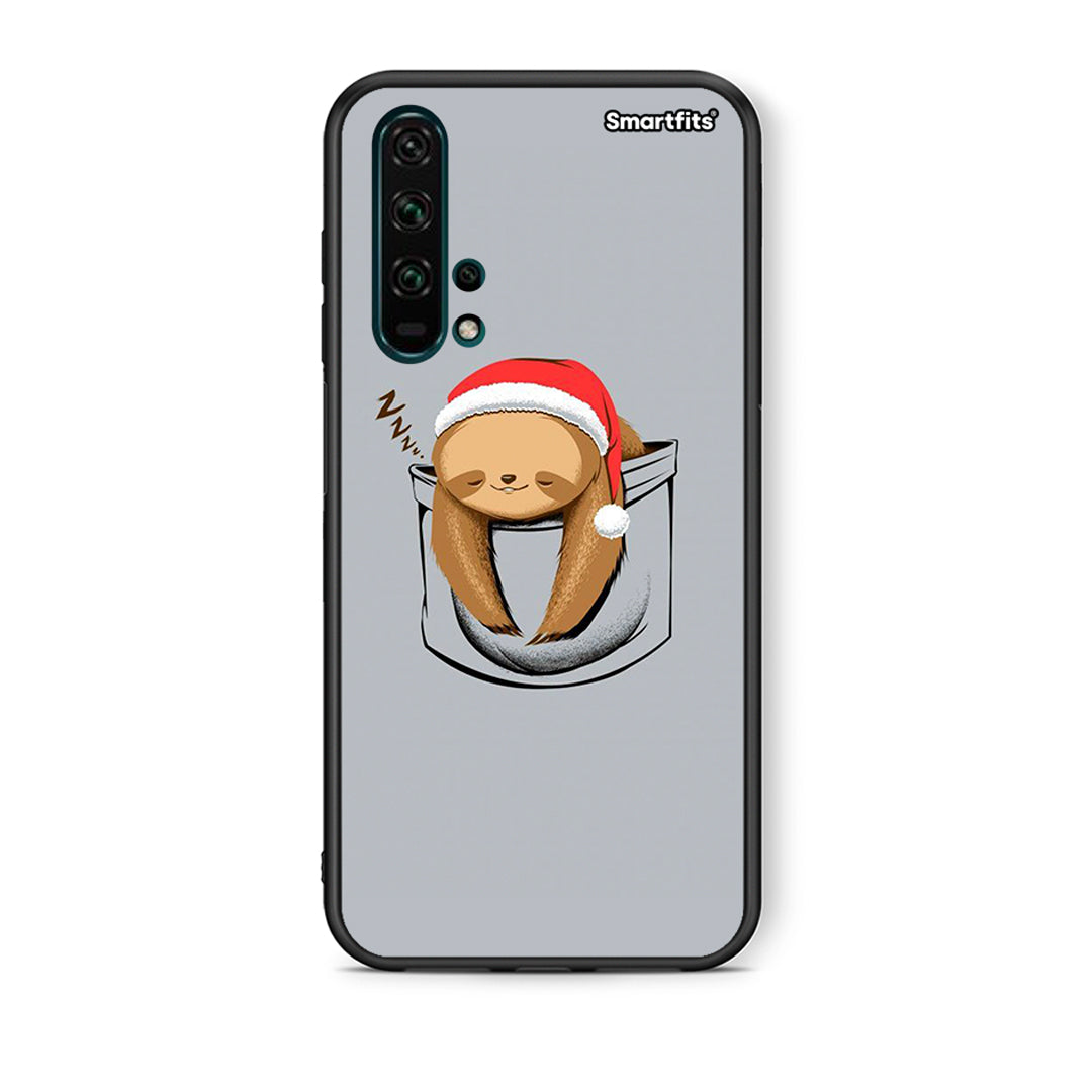 Θήκη Huawei Honor 20 Pro Xmas Zzzz από τη Smartfits με σχέδιο στο πίσω μέρος και μαύρο περίβλημα | Huawei Honor 20 Pro Xmas Zzzz case with colorful back and black bezels