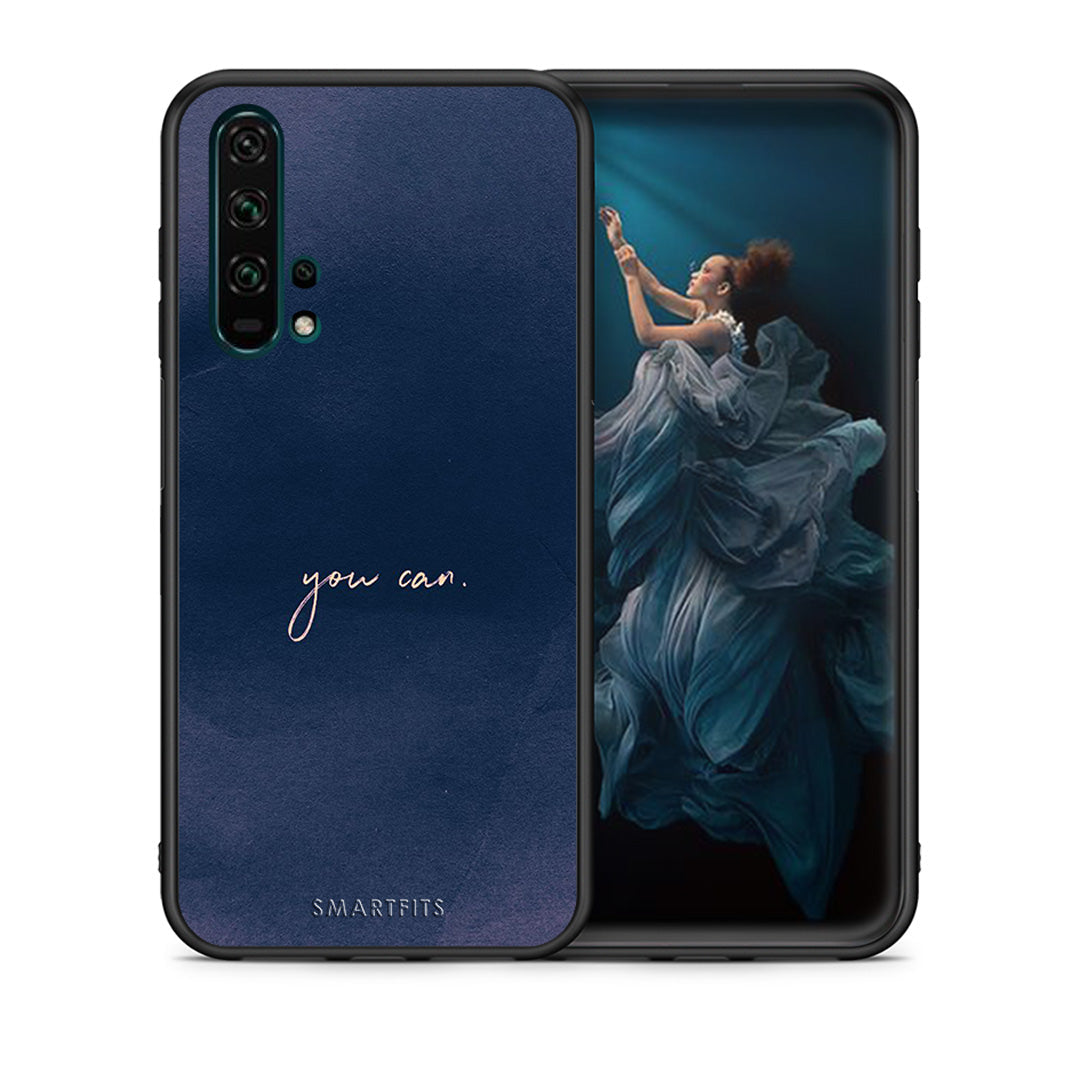 Θήκη Honor 20 Pro You Can από τη Smartfits με σχέδιο στο πίσω μέρος και μαύρο περίβλημα | Honor 20 Pro You Can case with colorful back and black bezels