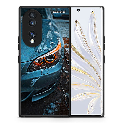 Θήκη Honor 70 5G Bmw E60 από τη Smartfits με σχέδιο στο πίσω μέρος και μαύρο περίβλημα | Honor 70 5G Bmw E60 Case with Colorful Back and Black Bezels