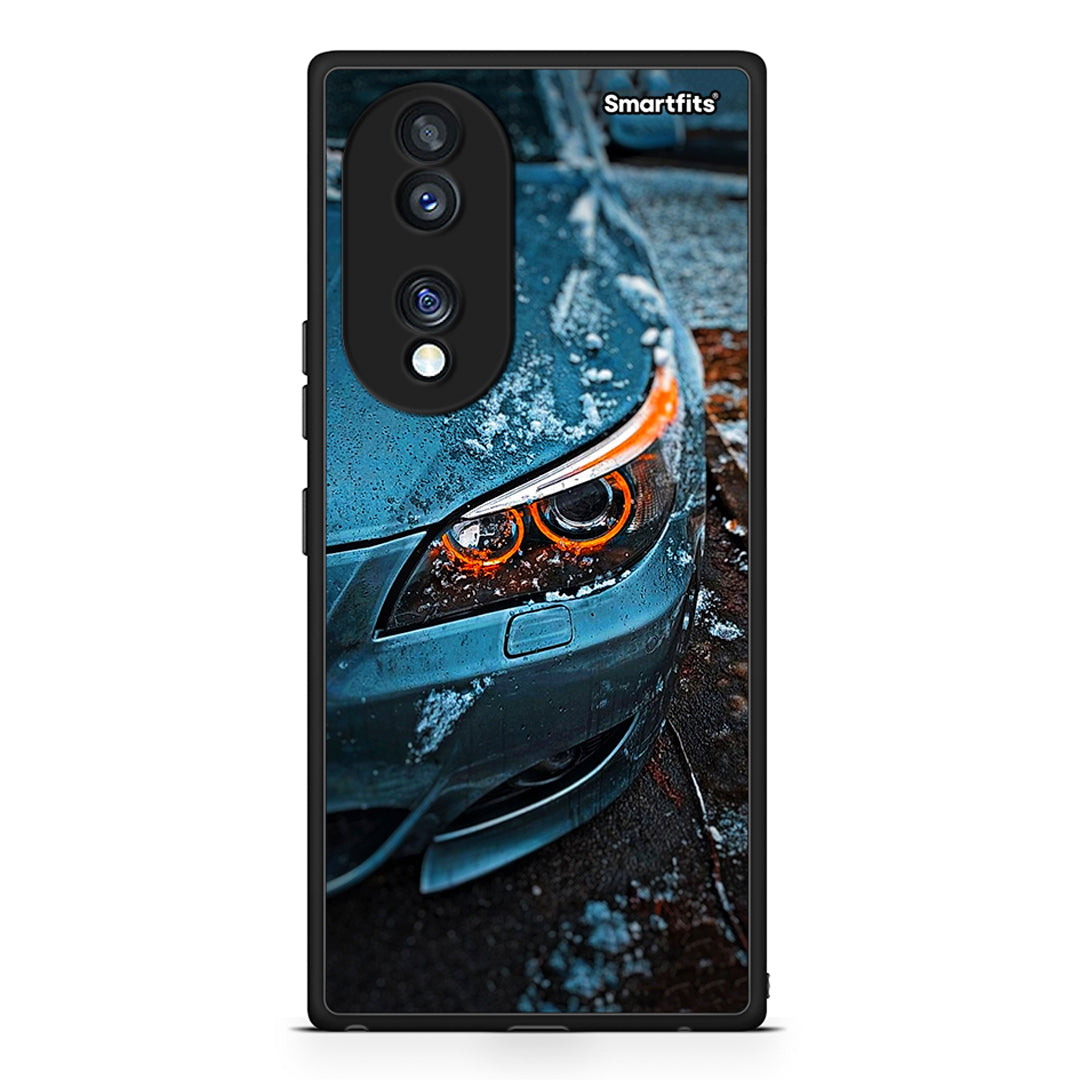 Θήκη Honor 70 5G Bmw E60 από τη Smartfits με σχέδιο στο πίσω μέρος και μαύρο περίβλημα | Honor 70 5G Bmw E60 Case with Colorful Back and Black Bezels