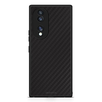 Θήκη Honor 70 5G Carbon Black από τη Smartfits με σχέδιο στο πίσω μέρος και μαύρο περίβλημα | Honor 70 5G Carbon Black Case with Colorful Back and Black Bezels