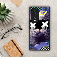 Thumbnail for Θήκη Honor 70 5G Cat Collage από τη Smartfits με σχέδιο στο πίσω μέρος και μαύρο περίβλημα | Honor 70 5G Cat Collage Case with Colorful Back and Black Bezels