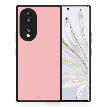 Θήκη Honor 70 5G Color Nude από τη Smartfits με σχέδιο στο πίσω μέρος και μαύρο περίβλημα | Honor 70 5G Color Nude Case with Colorful Back and Black Bezels