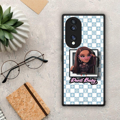 Θήκη Honor 70 5G Devil Baby από τη Smartfits με σχέδιο στο πίσω μέρος και μαύρο περίβλημα | Honor 70 5G Devil Baby Case with Colorful Back and Black Bezels