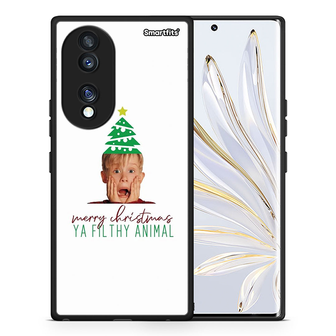 Θήκη Honor 70 5G Filthy Animal από τη Smartfits με σχέδιο στο πίσω μέρος και μαύρο περίβλημα | Honor 70 5G Filthy Animal Case with Colorful Back and Black Bezels