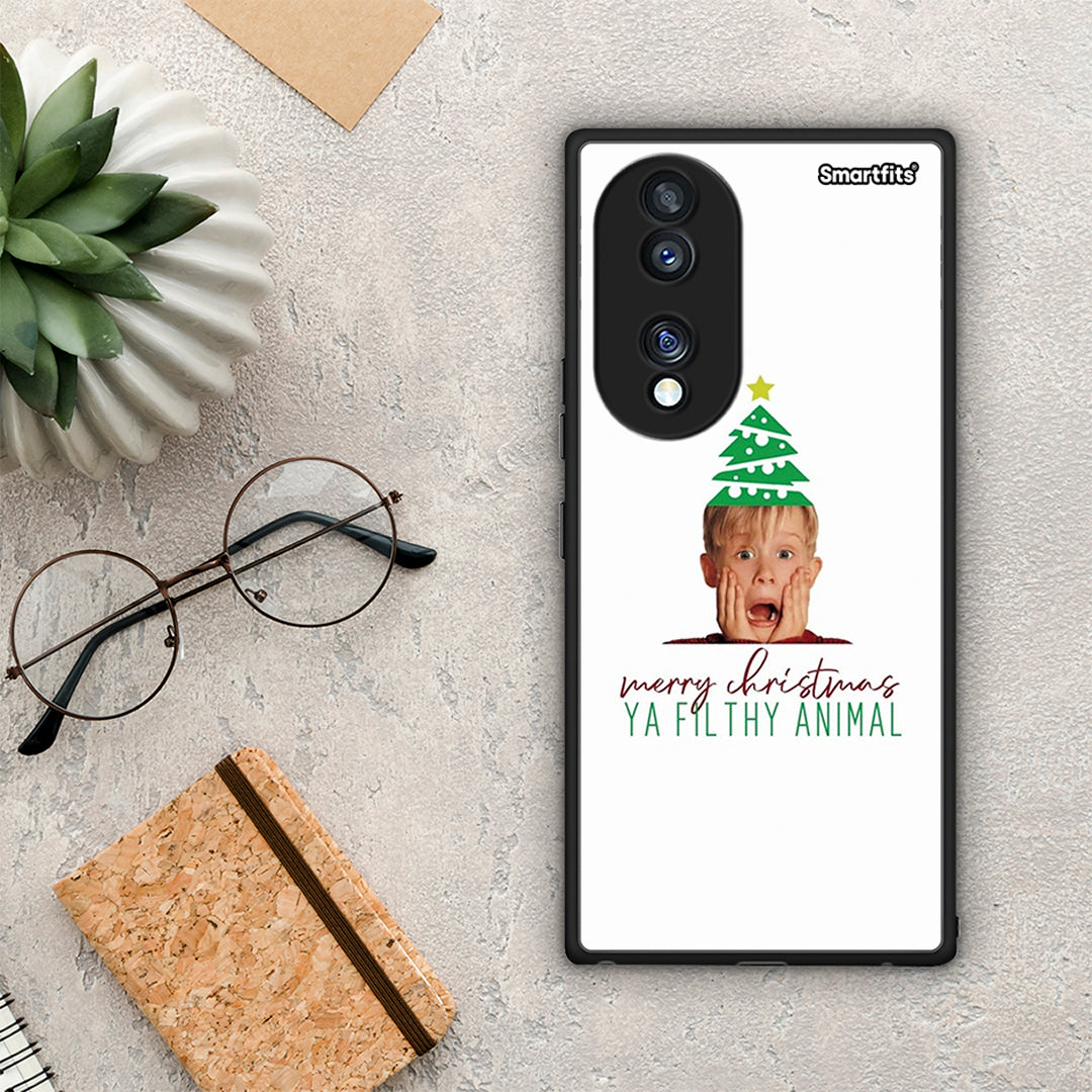 Θήκη Honor 70 5G Filthy Animal από τη Smartfits με σχέδιο στο πίσω μέρος και μαύρο περίβλημα | Honor 70 5G Filthy Animal Case with Colorful Back and Black Bezels