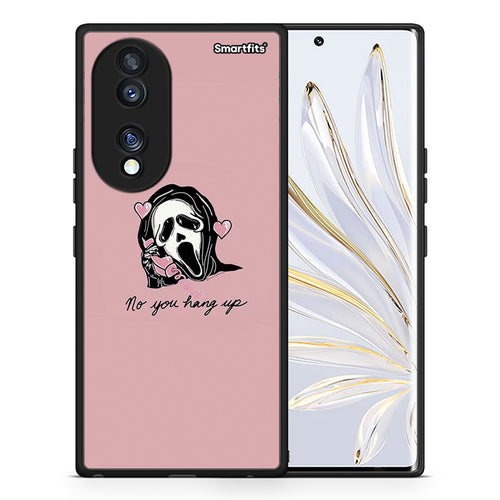 Θήκη Honor 70 5G Halloween Hang Up από τη Smartfits με σχέδιο στο πίσω μέρος και μαύρο περίβλημα | Honor 70 5G Halloween Hang Up Case with Colorful Back and Black Bezels