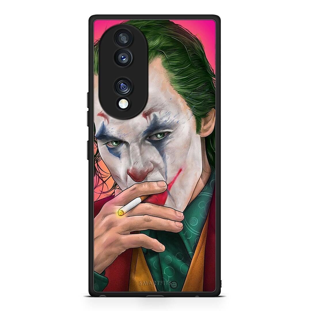 Θήκη Honor 70 5G PopArt JokesOnU από τη Smartfits με σχέδιο στο πίσω μέρος και μαύρο περίβλημα | Honor 70 5G PopArt JokesOnU Case with Colorful Back and Black Bezels