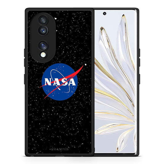 Θήκη Honor 70 5G PopArt NASA από τη Smartfits με σχέδιο στο πίσω μέρος και μαύρο περίβλημα | Honor 70 5G PopArt NASA Case with Colorful Back and Black Bezels